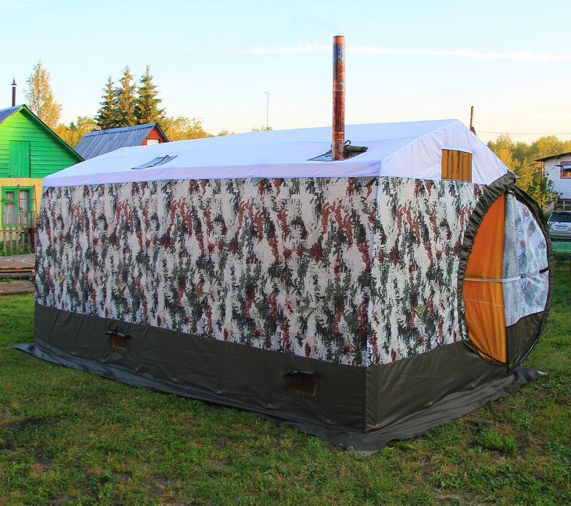 Белая серия палаток терма крыша