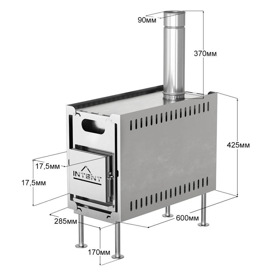 Печи для палаток Терма - с парогенератором, печи-каменки. Официальный сайт.